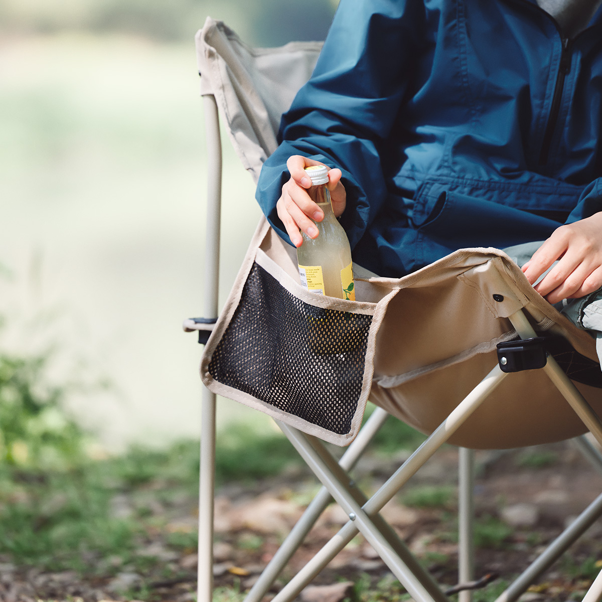 Naturehike skládací křeslo Moon - černé